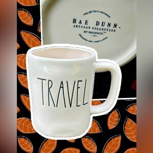 Rea Dunn TRAVEL Mug White Lg